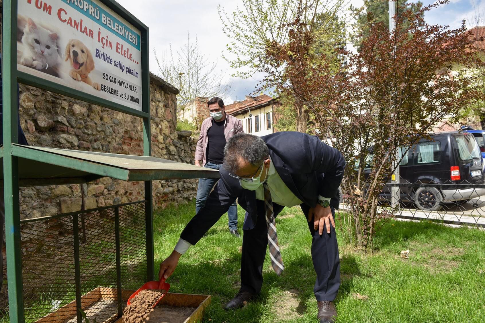 Taşköprü’de Sokak Kısıtlamasında, Sokak Hayvanları Unutulmadı