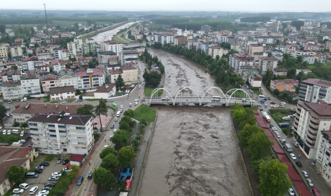 Samsun'un Terme ilçesini sel