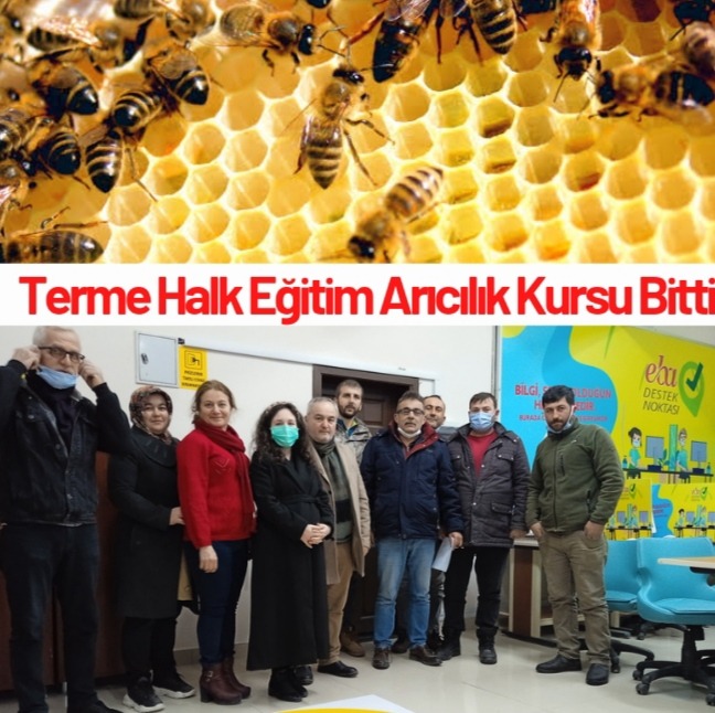 Terme'de Arıcılık Kursu Başarıyla Bitti