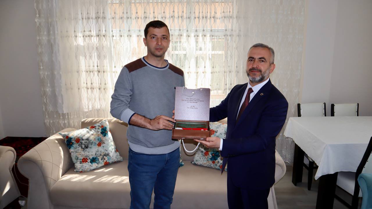Terme'de Kaymakam ve Başkan Yardımcısından Vefa Ziyareti