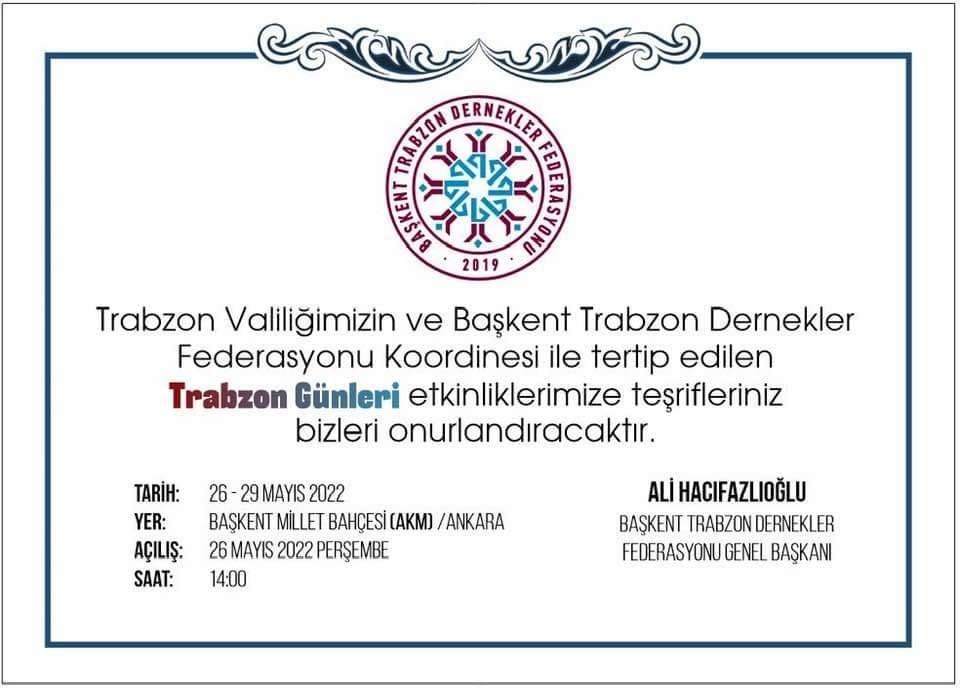 Trabzon’un Tanıtım Günleri’nde Şampiyonluk Coşkusu Hakimdi