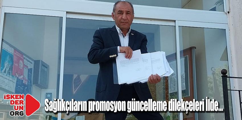 TÜRK SAĞLIK SEN HATAY ŞUBESİ ÜYELERDEN TOPLANAN DİLEKÇELERİ İL SAĞLIK MÜDÜRLÜĞÜ’NE ULAŞTIRILDI ( Haber: Sema SARI)