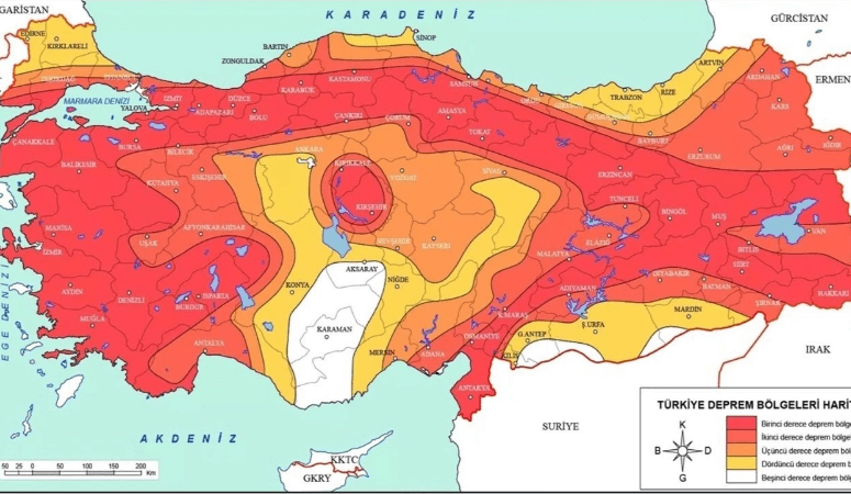 Türkiye'de depremler genellikle hafif