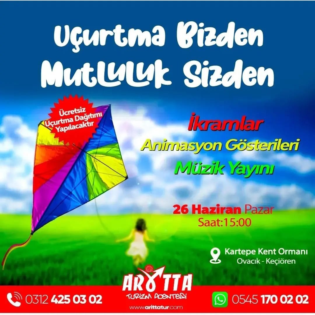 UÇURTMA BİZDEN MUTLULUK SİZDEN...