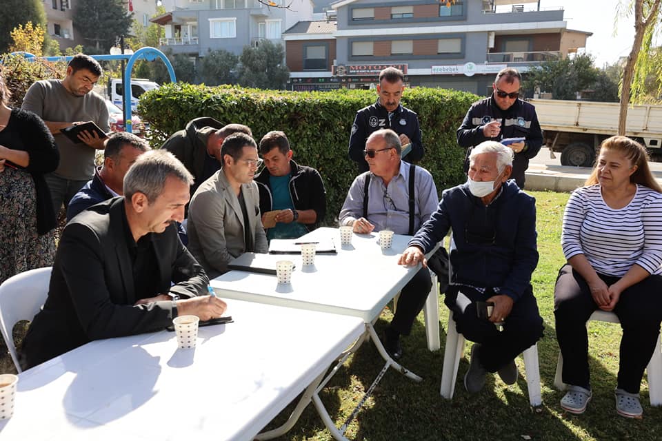 URLA _ Dayanç istekleri dinliyor, sorunları yerinde tespit ediyor