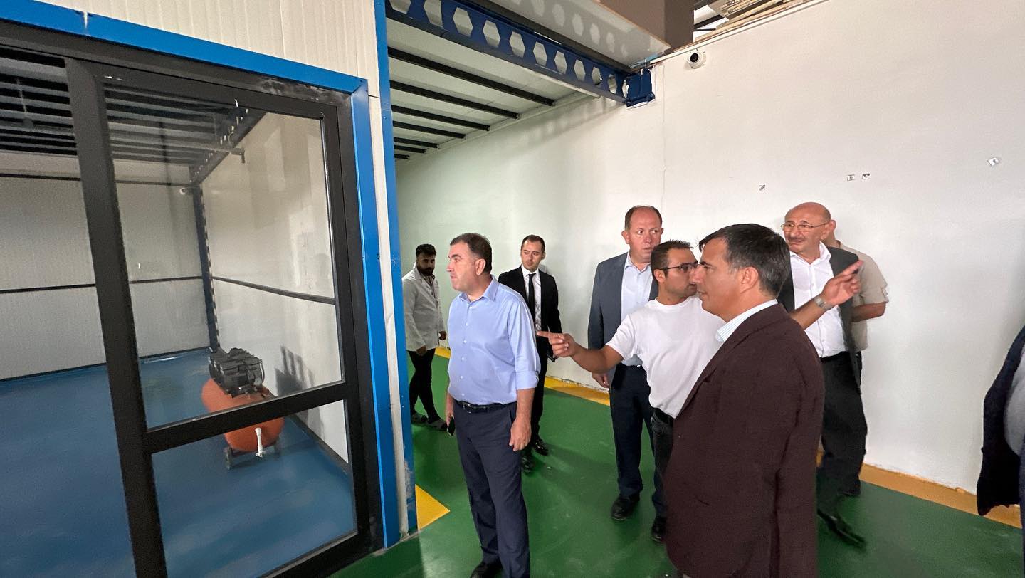 VALİ MUSTAFA ELDİVAN OSB’DE İNCELEMELERDE BULUNDU