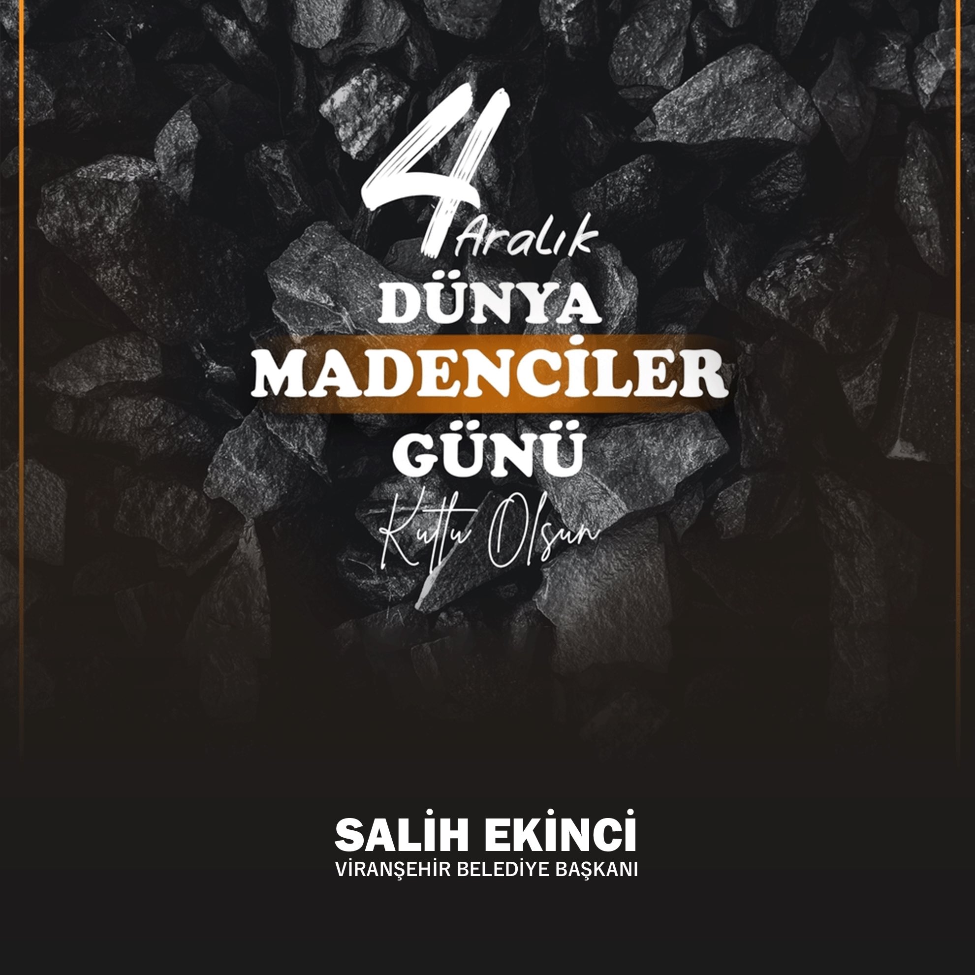 Viranşehir Belediye Başkanı Madenciler Günü'nü Kutladı