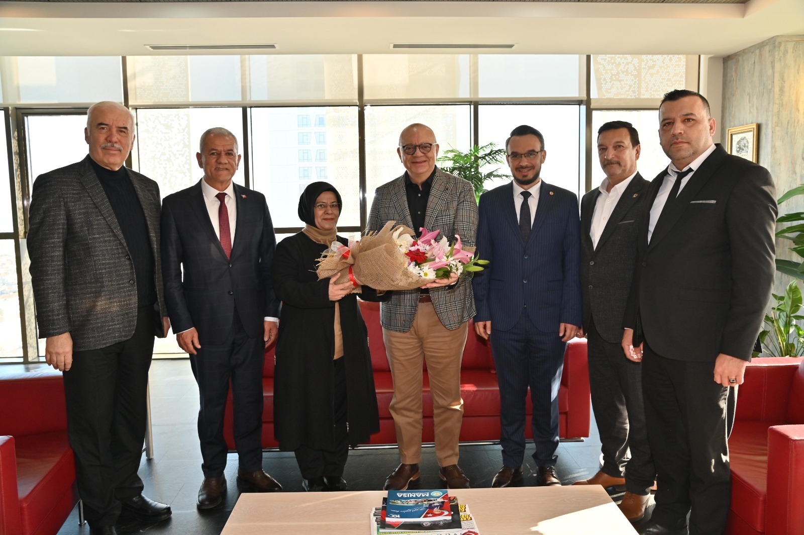 Başkan Ergün, MHP Alaşehir ve Turgutlu Başkan Adaylarını Ağırladı