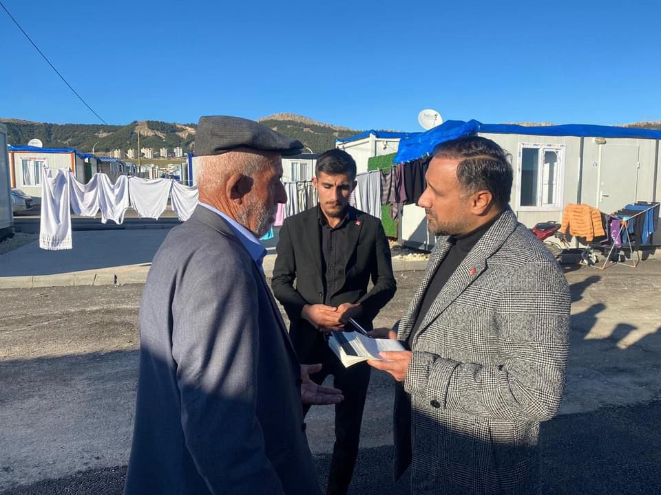 İl Başkanı Engin Doğan, K-12 Konteyner Kentte Yaşanan Sorunlara Dikkat Çekti