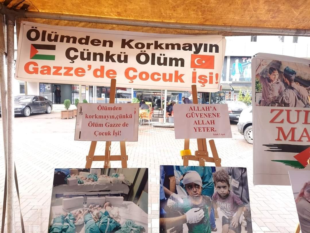 Filistin’deki Soykırımı Resimlerle Gösterdiler