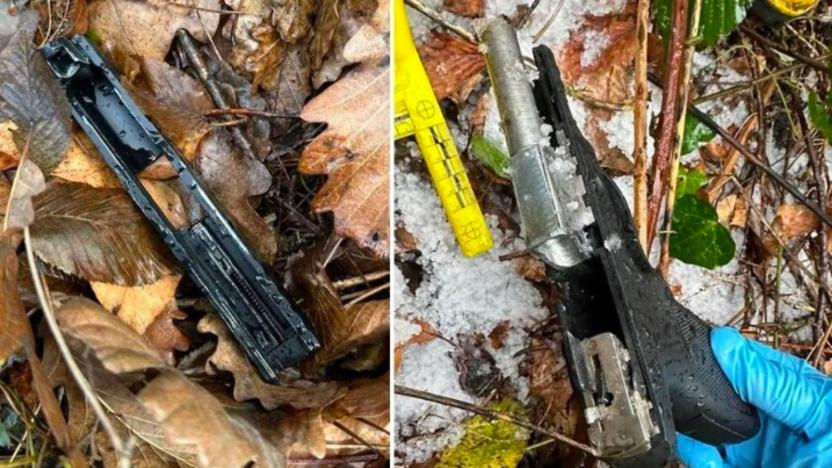 Kilise saldırısında kullanılan silahlar ormanda bulundu