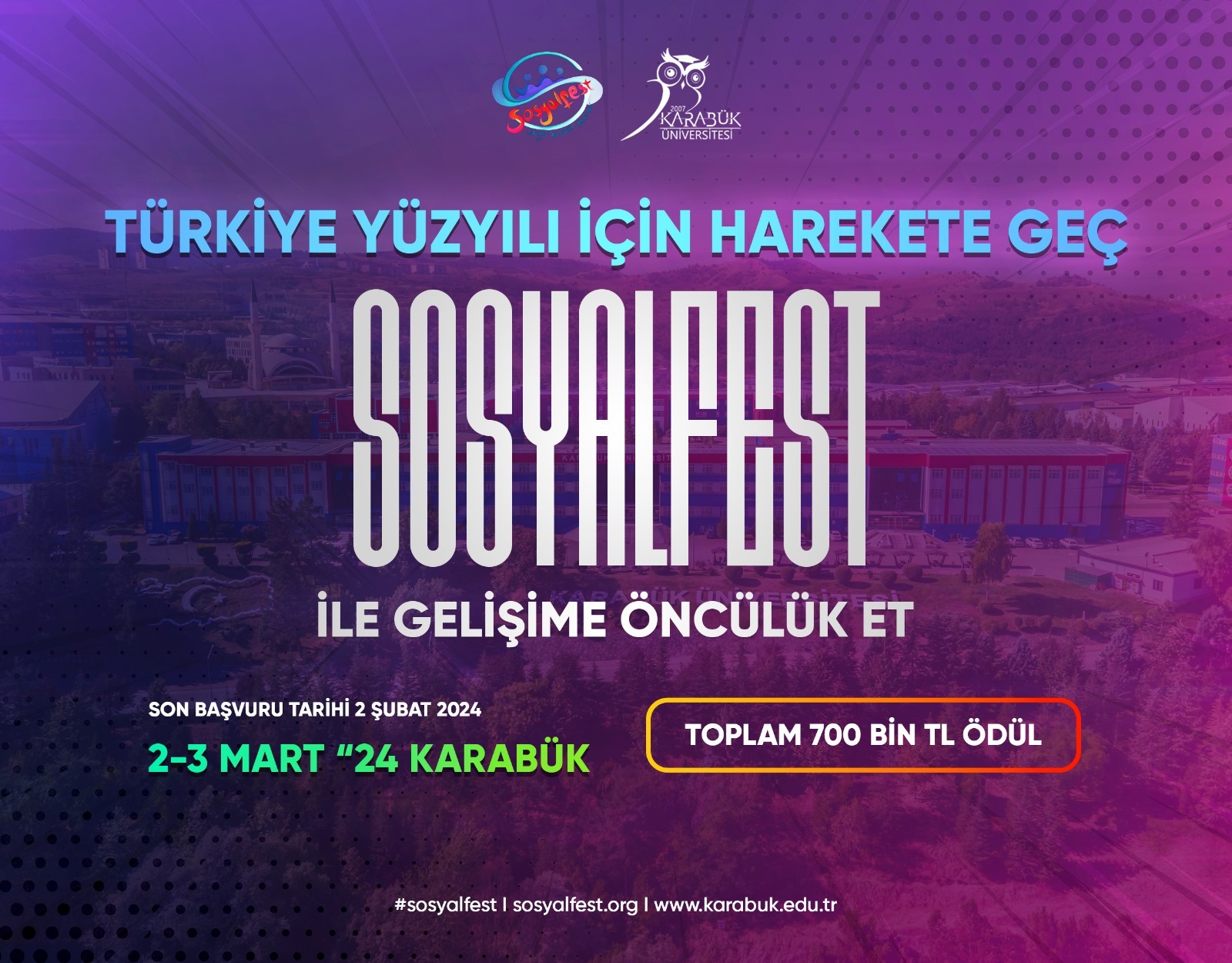 Karabük Üniversitesi'nde Sosyal Bilimler Festivali!