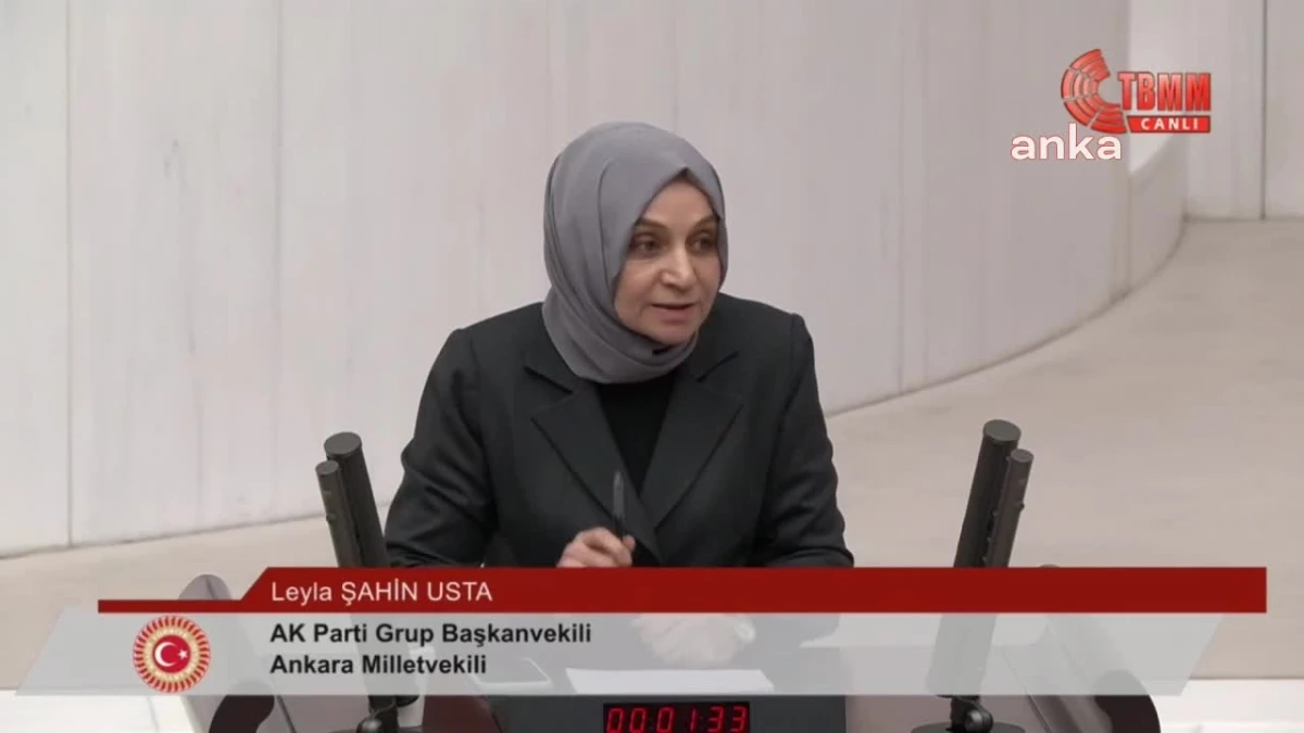 AKP Grup Başkanvekili Leyla Şahin Usta’dan ‘bez parçası’ tartışması