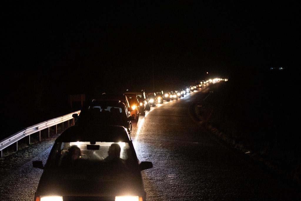 Başkan Kırgöz, 1200 araçlı konvoyla Deliktaş’ta seçim startını verdi.