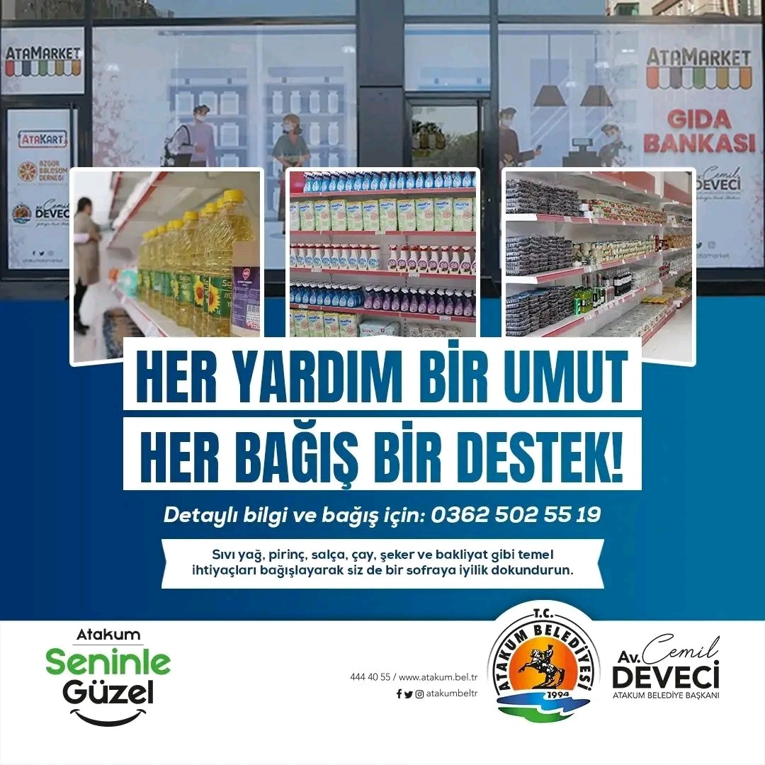 AtaMarket Gıda Bankası’ndan dayanışma çağrısı