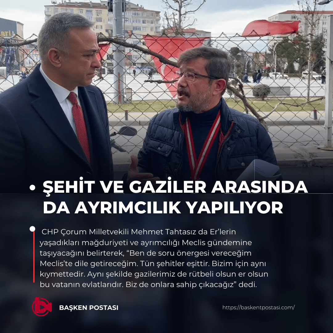 Ayrımcılıkta son nokta:  Şehit ve Gaziler arasında da ayrımcılık yapılıyor