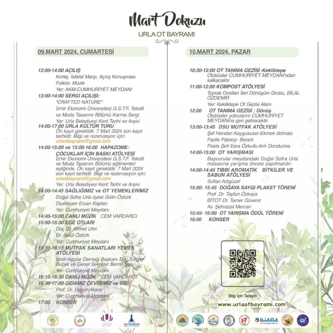 YENİLEBİLİR, SÜRDÜRÜLEBİLİR VE ZEHİRSİZ YABANİ OTLARLA BAHARA MERHABA DİYORUZ.