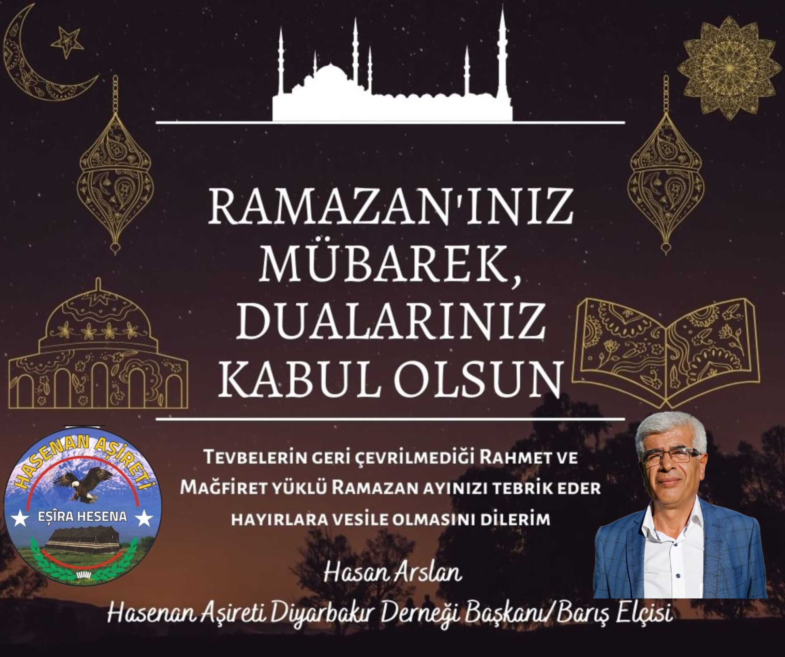 Hasan Arslan Ramazan Ayı Mesajı Paylaştı