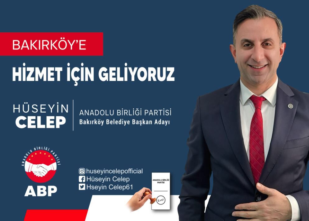 Başkan Adayı Hüseyin CELEP Bakırköy İçin Vaatlerini Sıraladı