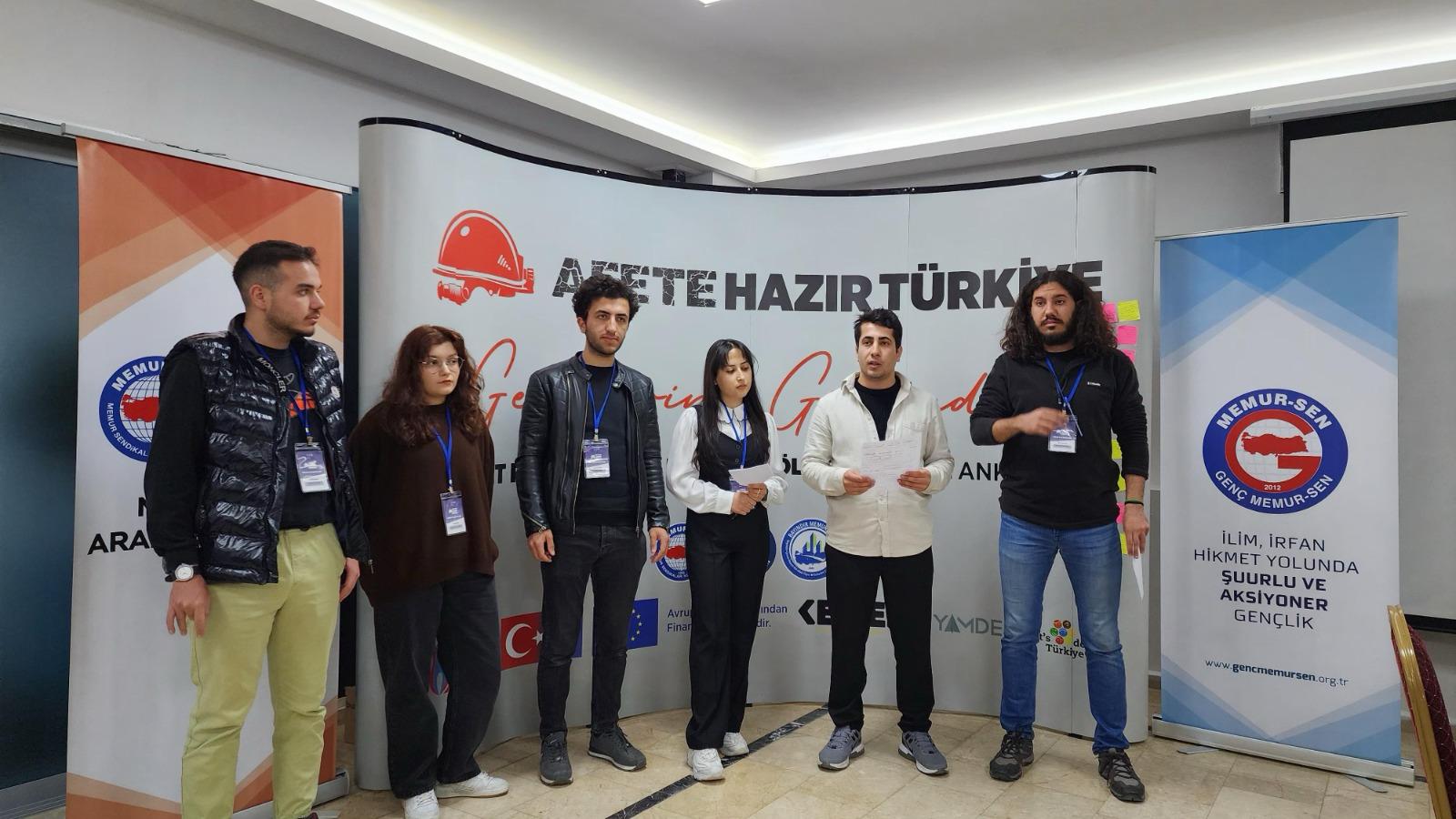 Afete Hazır Türkiye: Gençlerin Gözünden Afet Politikaları Projesi Başladı