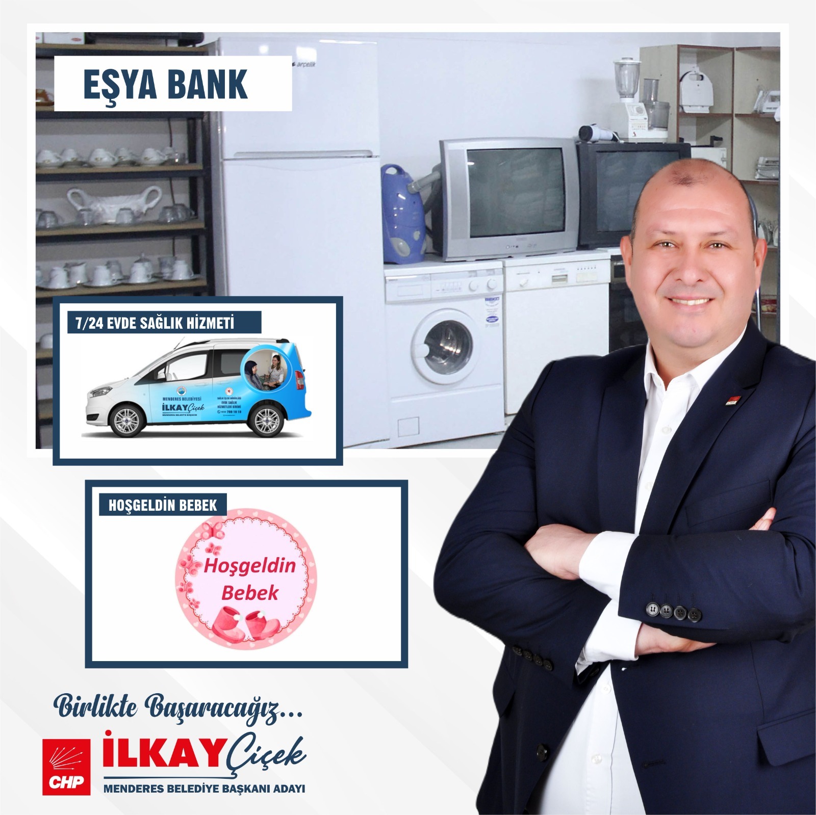 CHP’li Çiçek’ten ‘’Yanınızdayız’’ Projesi