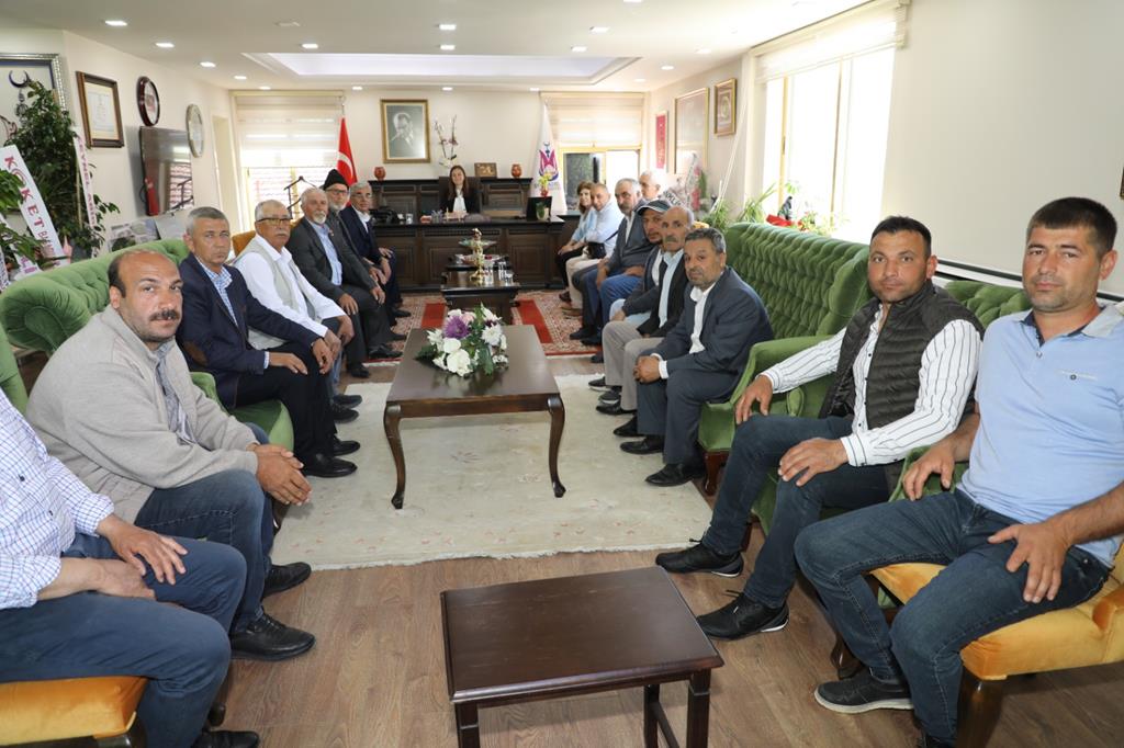 BAŞKAN DURBAY'A ZİYARETÇİ AKINI