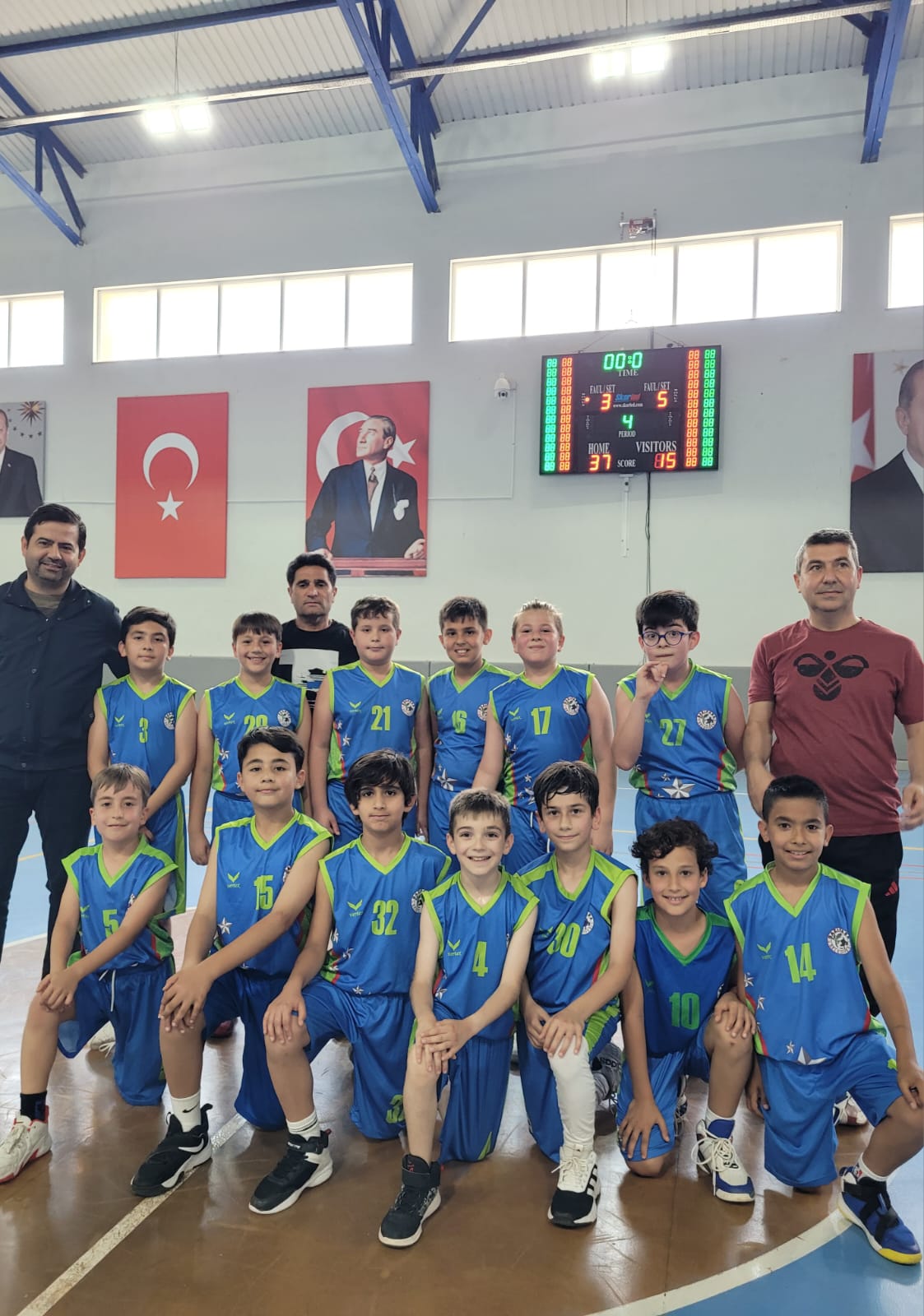 GAZİPAŞA BELEDİYESPOR’UN BASKETBOL U10’LARI ŞAMPİYON