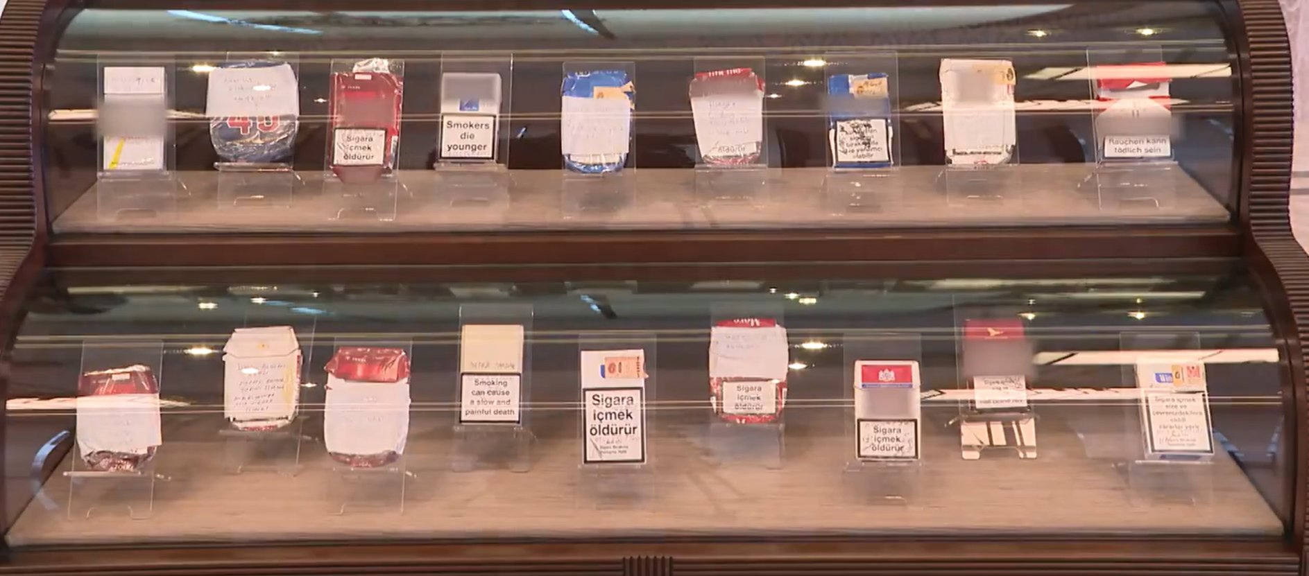 Cumhurbaşkanı Erdoğan'ın Sigara Koleksiyonu Beştepe'de Sergileniyor