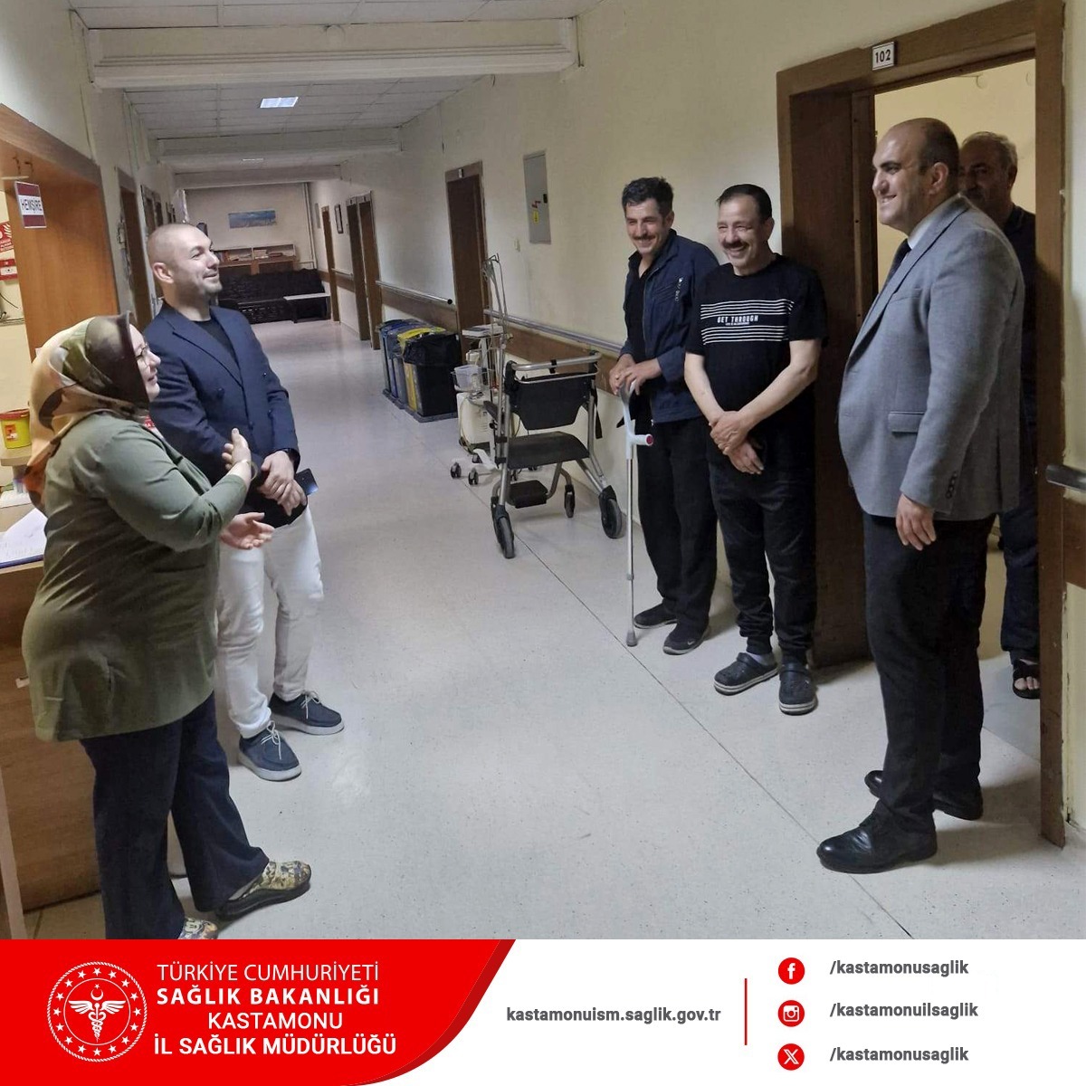 Kastamonu Fizik Tedavi Hastanesinde gece seansı uygulaması