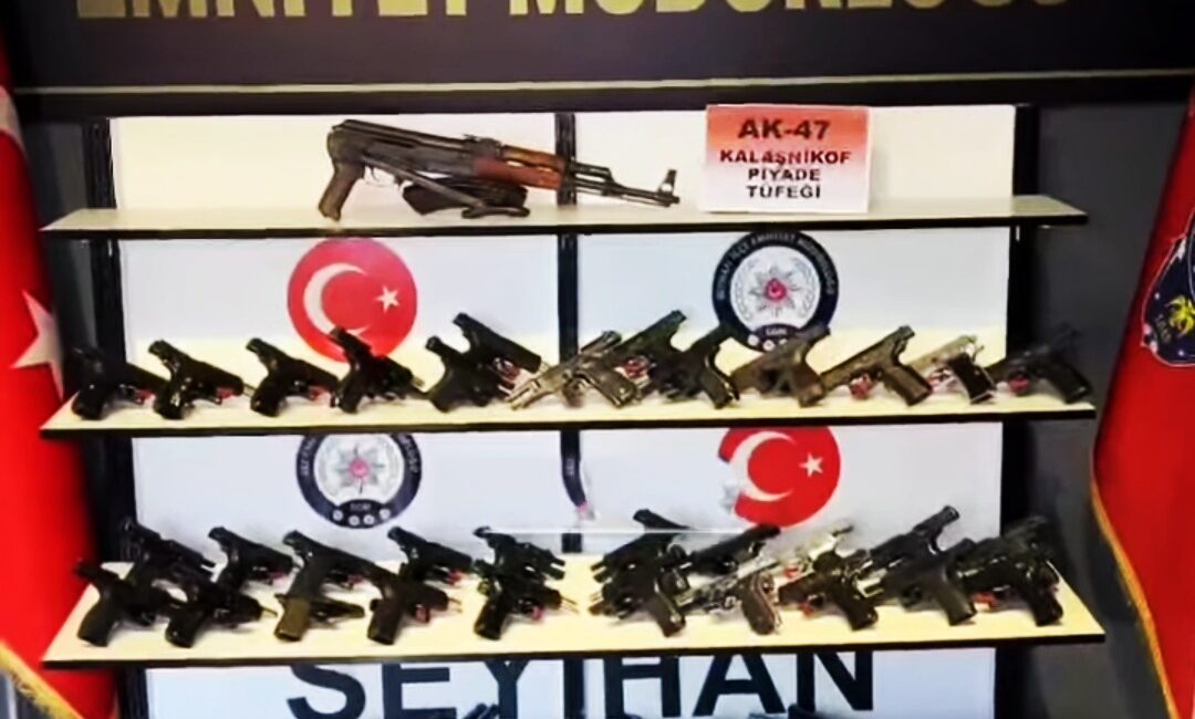 Adana Seyhan polisi, silah
