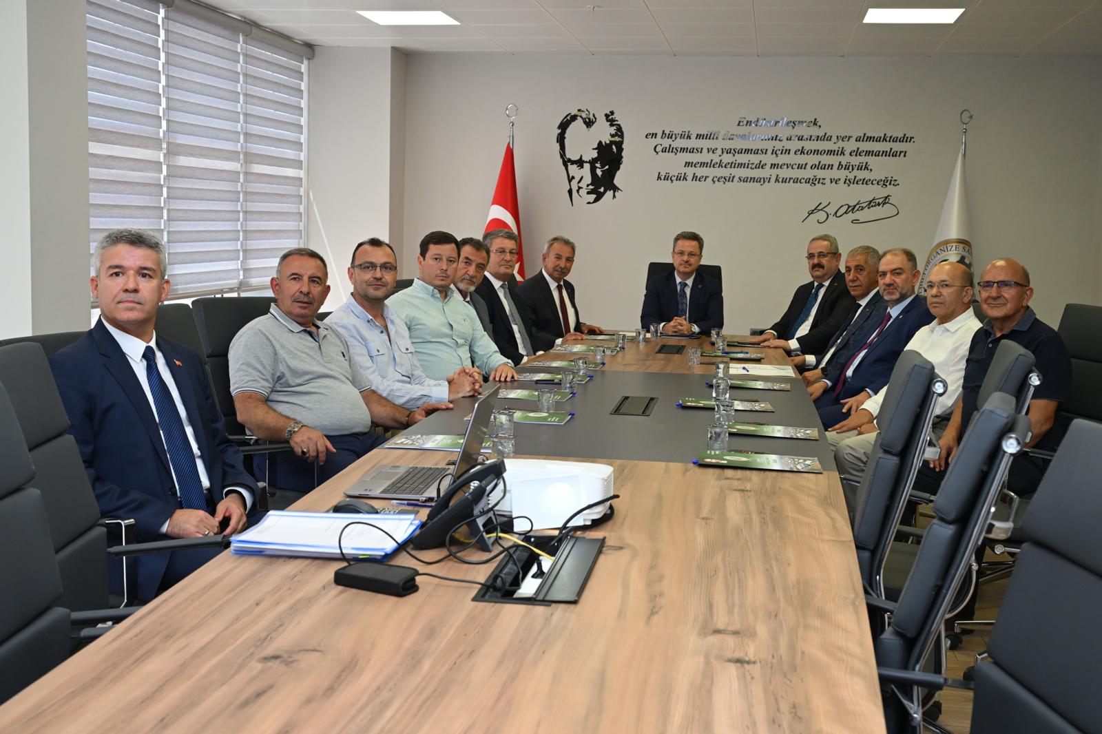 SALİHLİ OSB HAZİRAN AYI MÜTEŞEBBİS HEYET TOPLANTISI GERÇEKLEŞTİRİLDİ