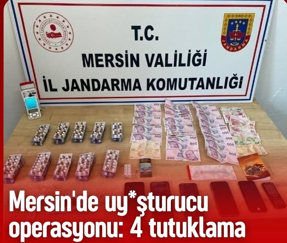 Uyuşturucu Operasyonu: 4 Kişi Tutuklandı!