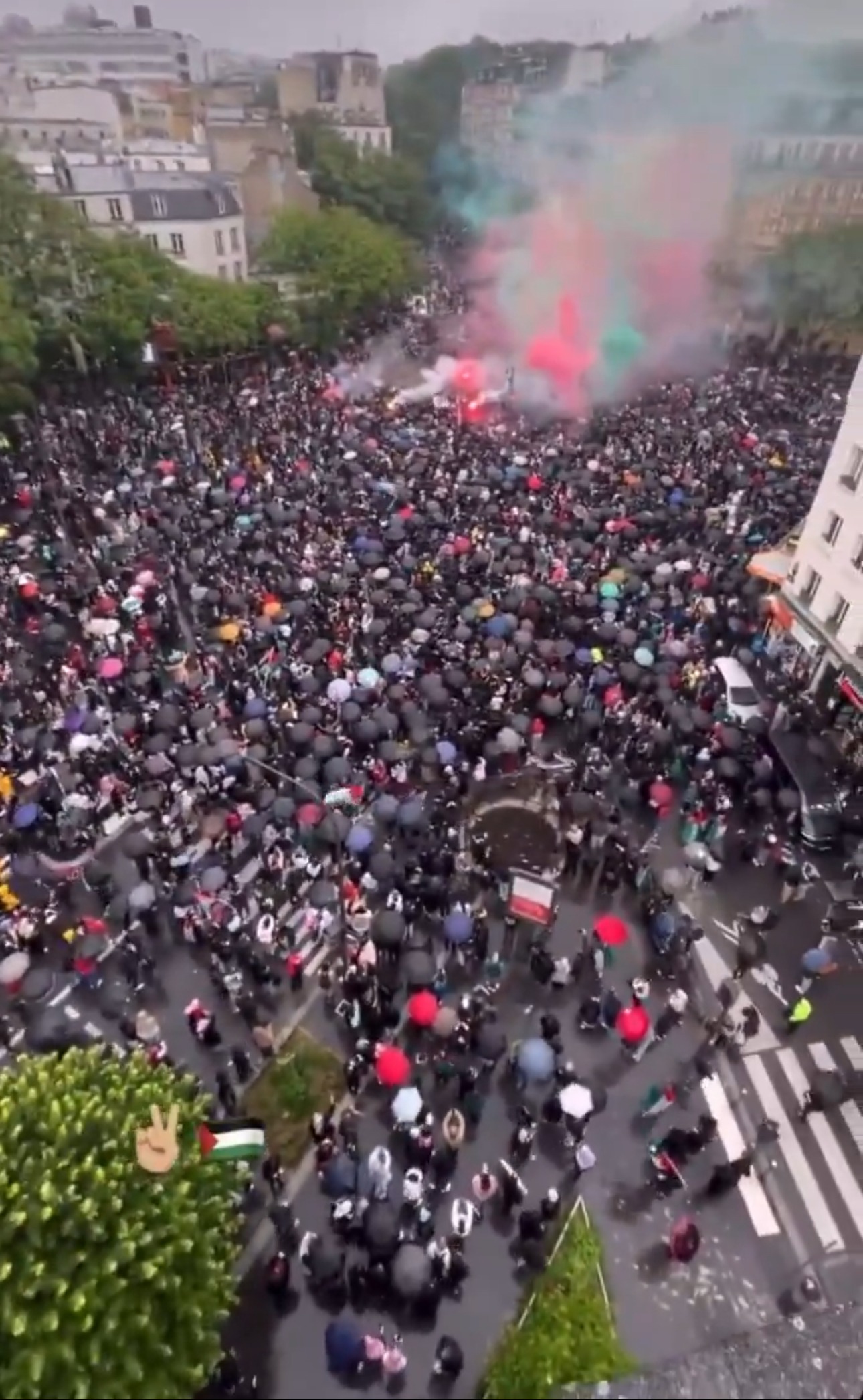 Paris’te İsrail Protestoları: Göstericiler Sokaklarda
