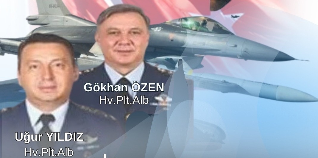 "Uçak Kazasında Şehit Olan Hv.Plt.Alb. Uğur Yıldız ve Hv.Plt.Alb. Gökhan Özen"