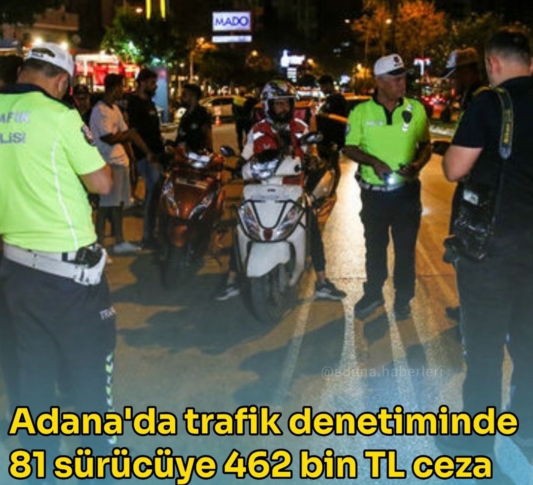 81 Sürücüye 462.800tl Para Cezası!