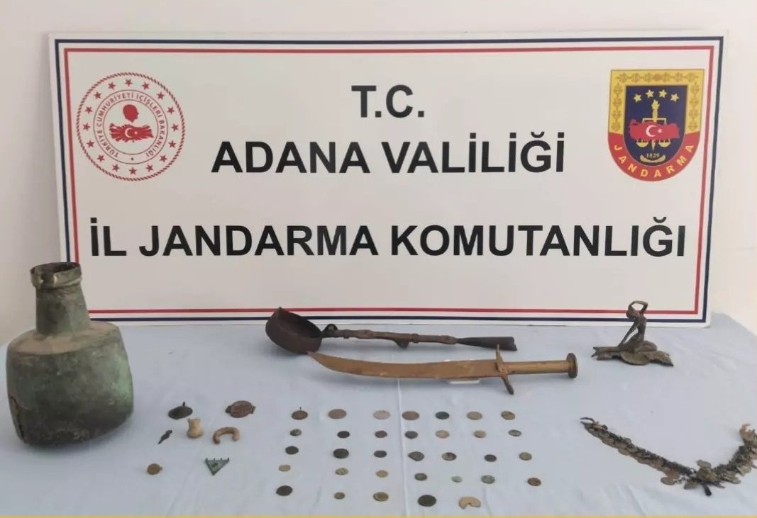 Adana' da 46 Adet Tarihi Eser Ele Geçirildi!