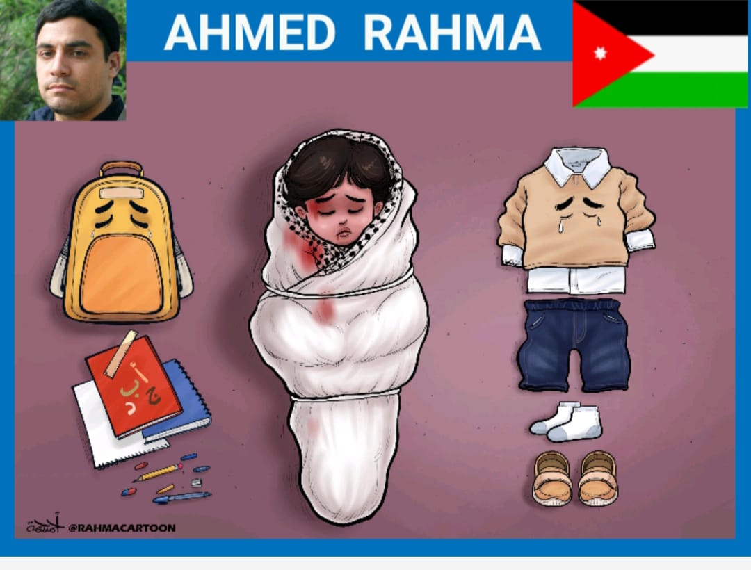 ÜRDÜNDEN KARİKATÜRİST AHMET RAHMA CUMHA HABER AJANSINDA