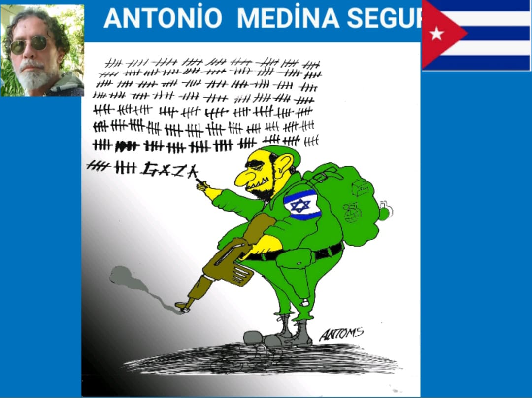 KÜBALI KARİKATÜRİST ANTONİO MEDİNA SEGURA CUMHA HABER AJANSINDA
