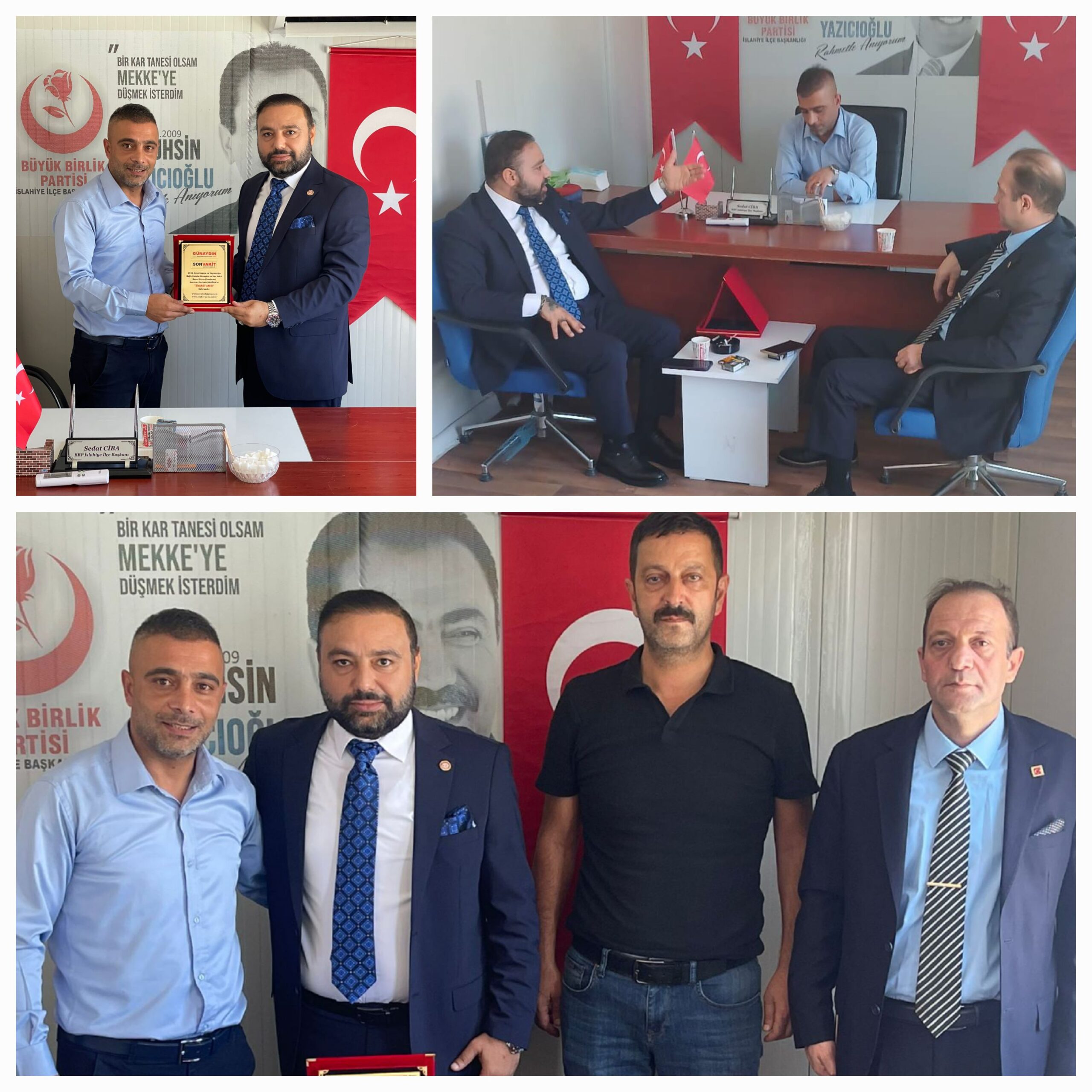 Türkiye Ak Gençlik Ocakları Genel Başkanı, BBP ve Alperen Ocakları'na ziyarette bulundu