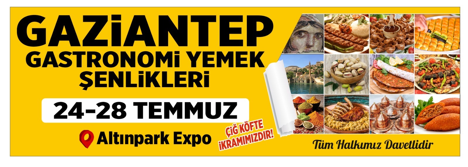 Gaziantep Gastronomi Şenlikleri Altınpark Expo Ankara'da