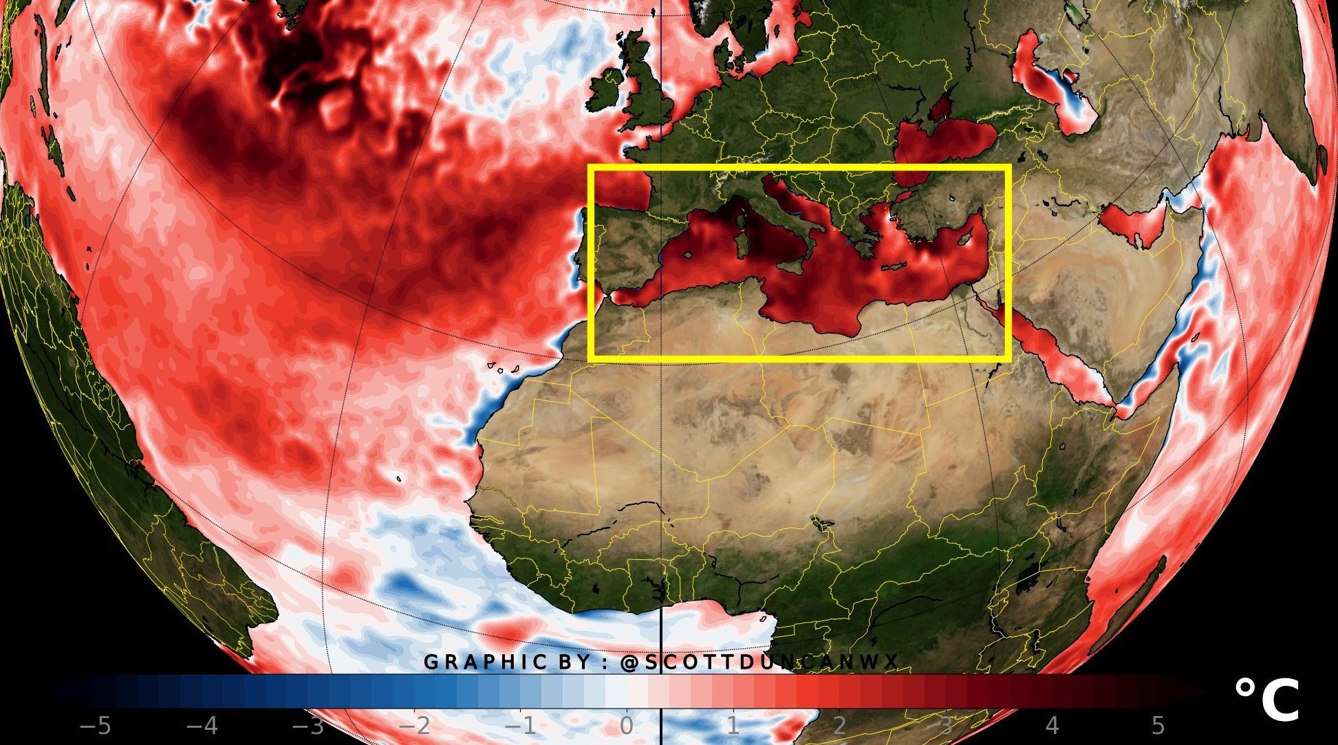 Akdeniz Deniz Suyu Sıcaklıklarında Rekor: Ortalama Sıcaklık 28.15 Dereceye Ulaştı