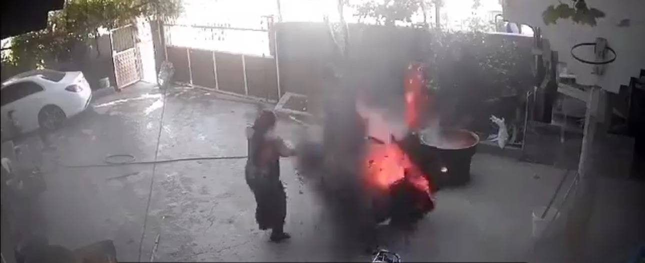 Hatay’da Salça Yaparken Korkutan Patlama