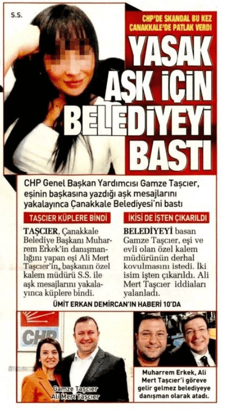 Çanakkale Belediyesi'nde Yasak Aşk Skandalı ve Görevden Almalar