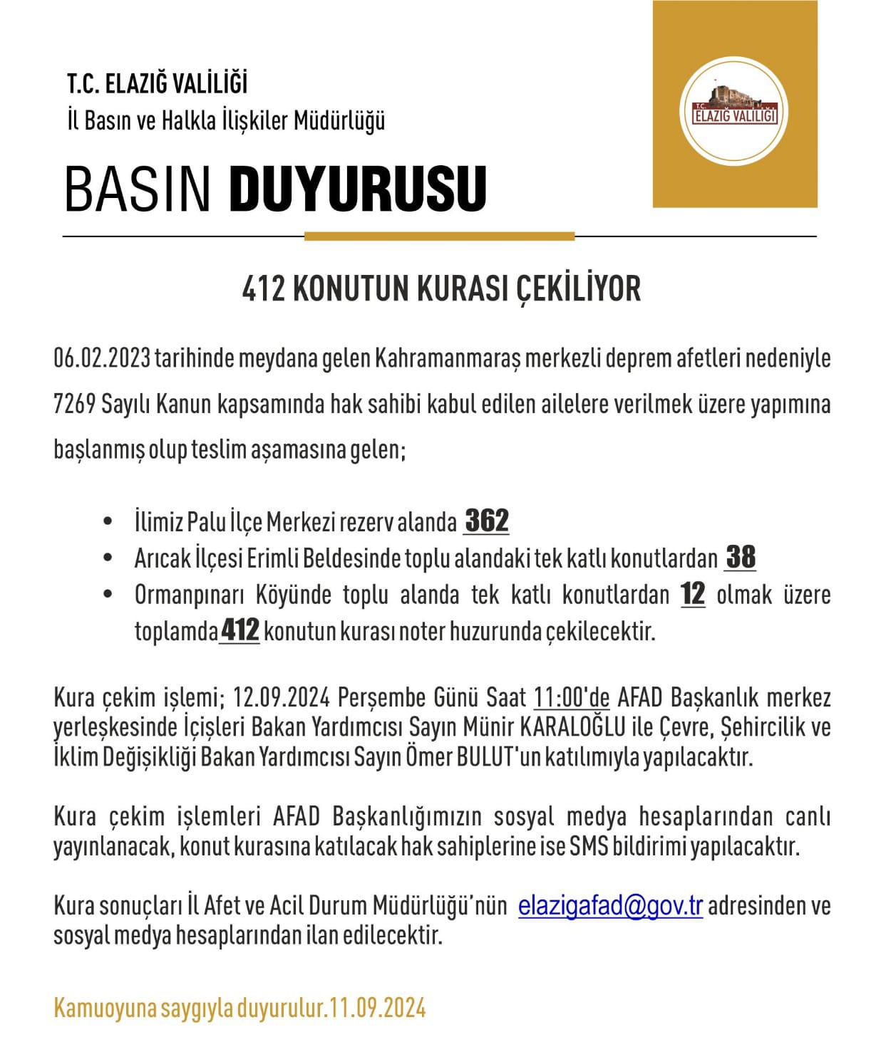 ELAZIĞ DEPREMZEDELERİ PERŞEMBE GÜNÜNÜ İPLE ÇEKİYOR