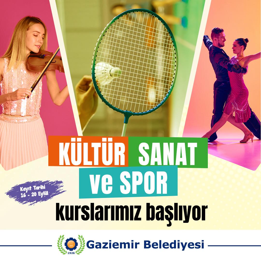 Gaziemirde kultur sanat ve spor kurslarina kayitlar basliyor 1