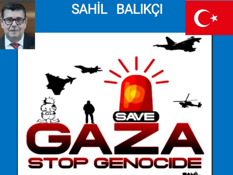 İSRAİL'İN FİLİSTİN'DE YAPTIĞI KATLİAMLAR KARİKATÜRLERLE BAŞKENT POSTASI VE CUMHA'DA