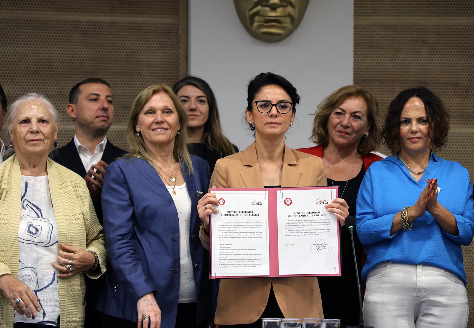 Başkan Köksal, ‘Şiddete Karşı Tutum Belgesi’ni İmzaladı