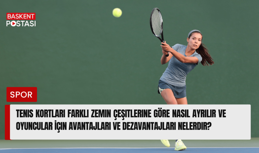 Tenis, sadece oynandığı kortların