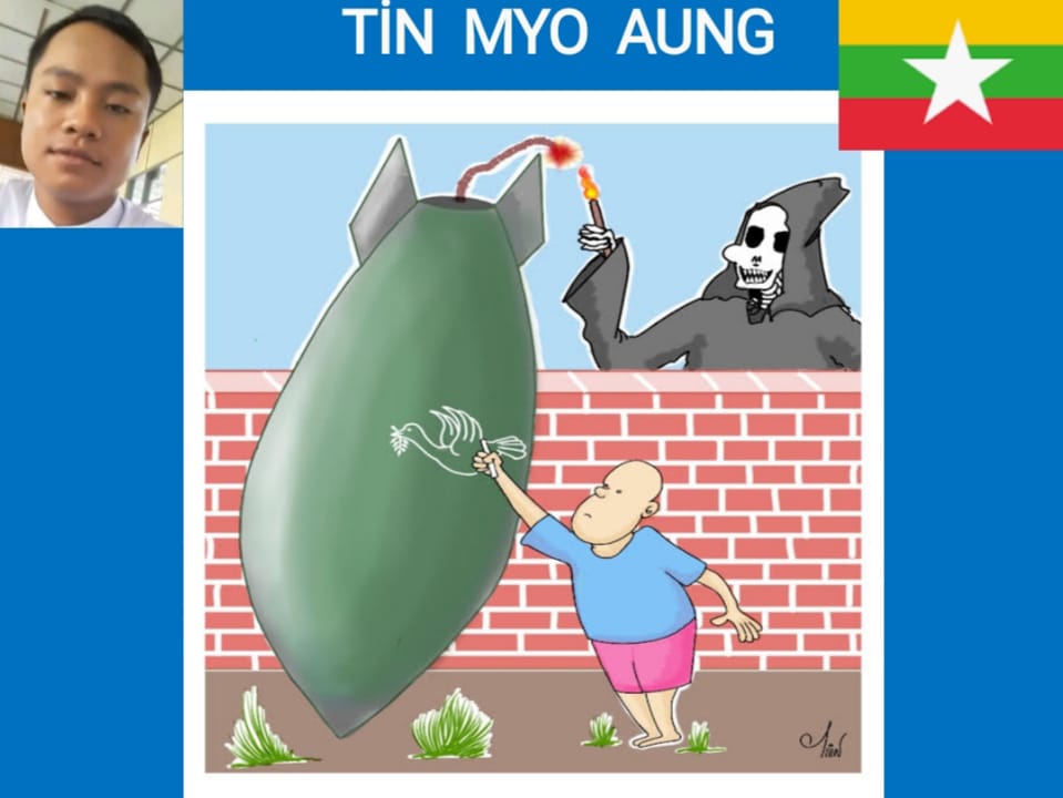 GAZZE SAVAŞINI KARİKATÜRLER CUMHA VE BAŞKENT POSTASI GAZETESİN'DE ANLATIYOR