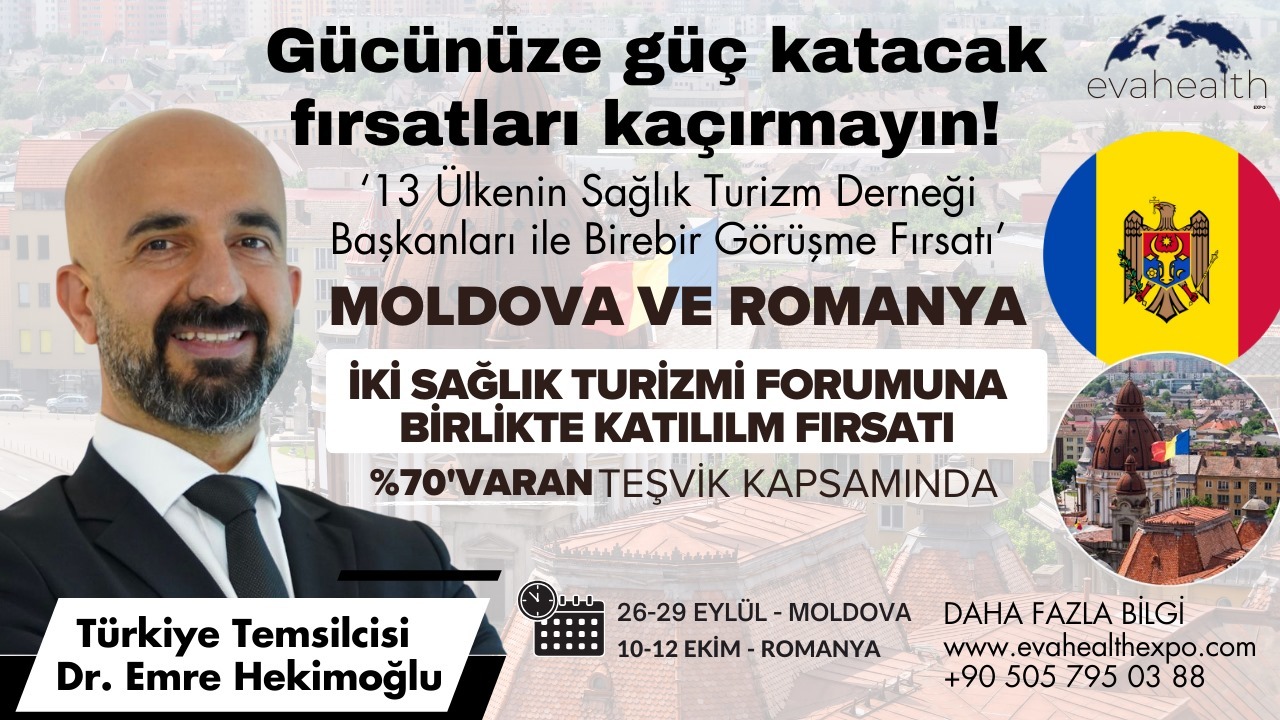 Dev Sağlık Turizm Organizasyonuna %70 hibe desteği ile katılım fırsatı!